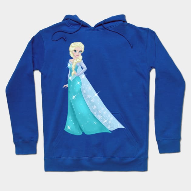 Winter Norwegian Queen Hoodie by OCDVampire